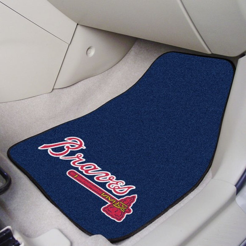 Atlanta Braves - Carpet Car Mat Set