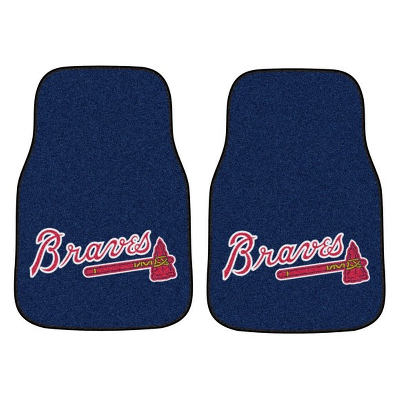 Atlanta Braves - Carpet Car Mat Set