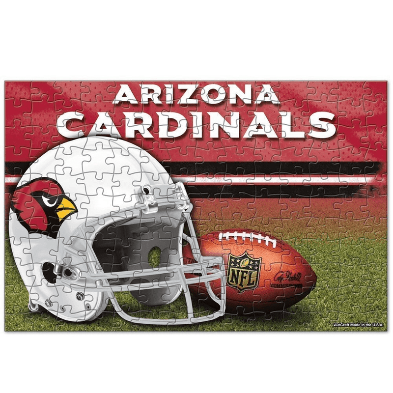 NFL Arizona Cardinals Wincraft 11" x 17" Helmet & Football 150 Piece Puzzle