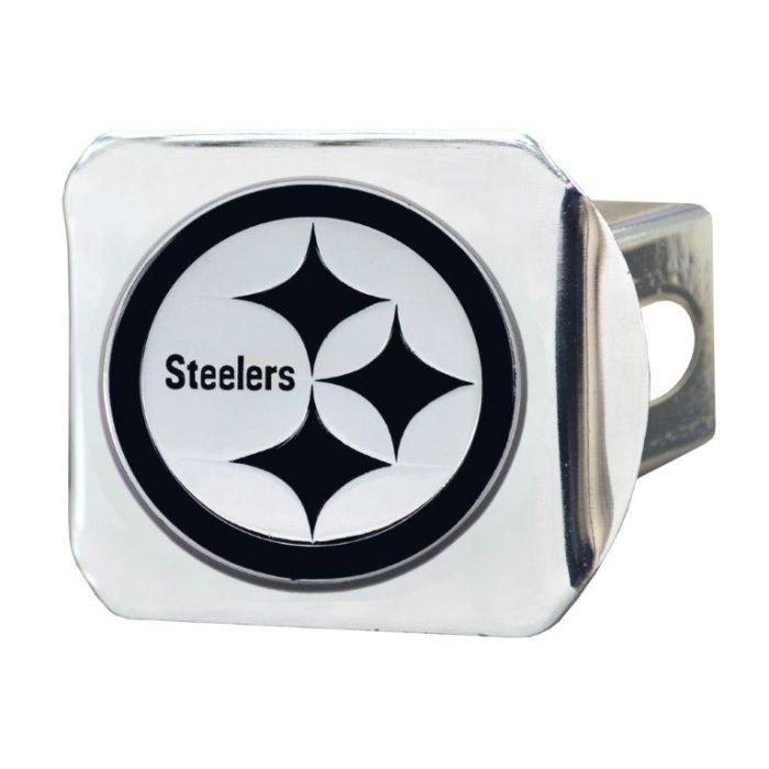 Pittsburgh Steelers - Chrome Metal Hitch Cover