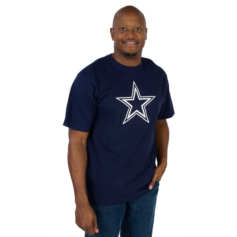 Dallas Cowboys - Blue Logo Premier Short Sleeve Tee Shirt