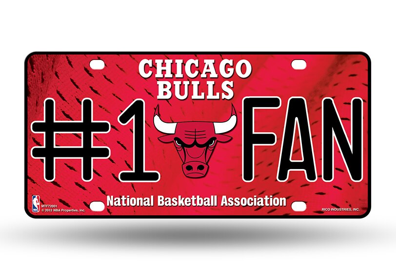 Chicago Bulls - #1 Fan License Plate