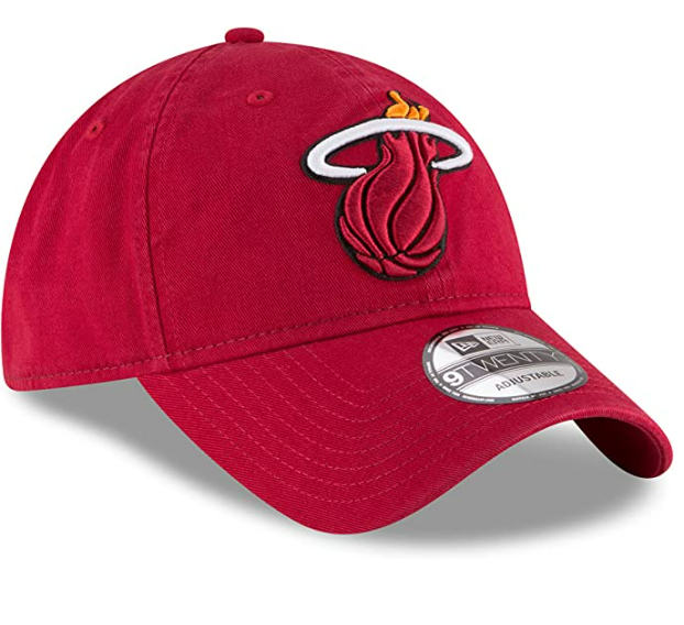 Miami Heat - NBA Core Classic 9Twenty Adjustable Red Hat, New Era