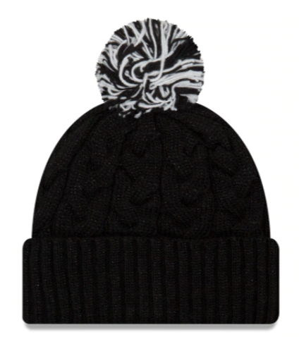 New Orleans Saints - One Size Cozy Cable Beanie with Pom, New Era