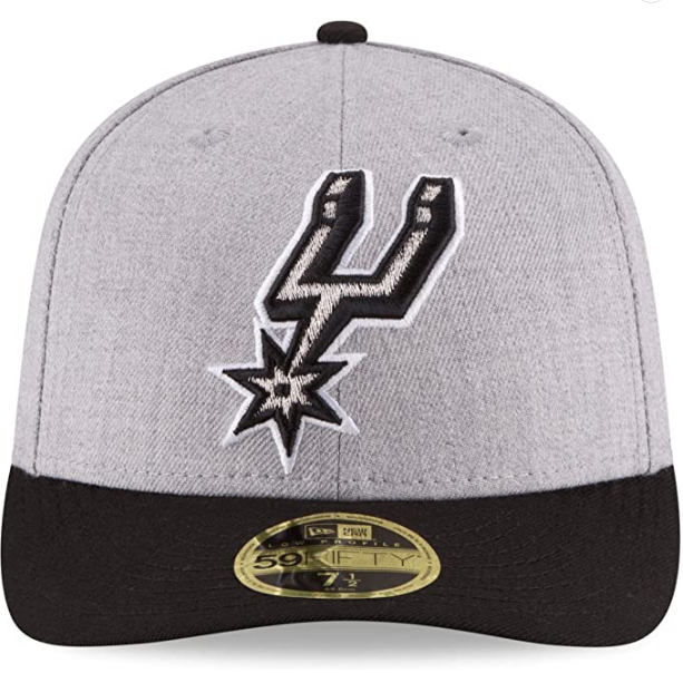 San Antonio Spurs NBA New Era Low Profile 59Fifty Fitted Hat