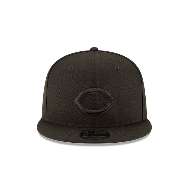 Cincinnati Reds - 9Fifty Basic Snapback Black on Black Hat, New Era