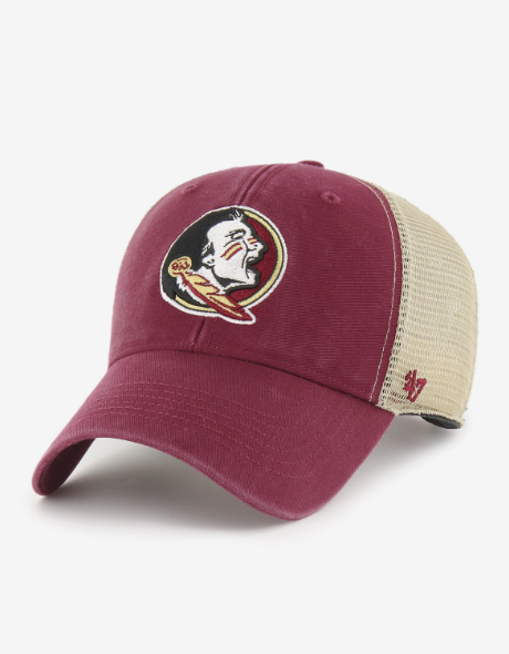 Florida State Seminoles - Cardinal Flagship Wash MVP Hat, 47 Brand