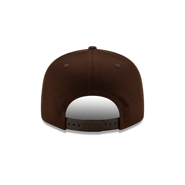 San Diego Padres New Era Logo Zoom Trucker 9FIFTY Snapback Hat - Brown