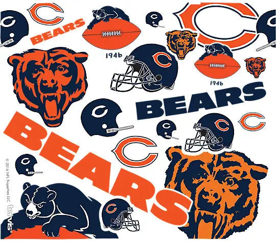 Chicago Bears - All Over Plastic Tumbler