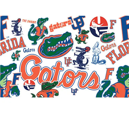 Florida Gators - All Over Plastic Tumbler