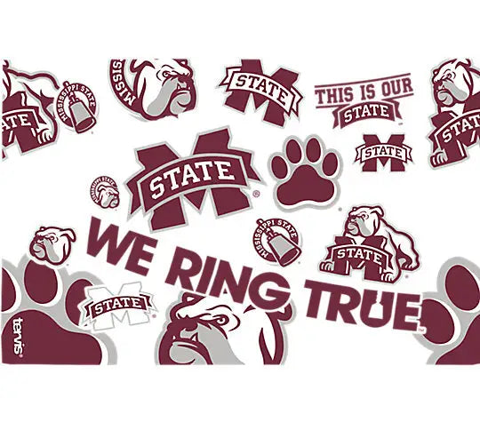 Mississippi State Bulldogs - All Over Wrap with Travel Lid