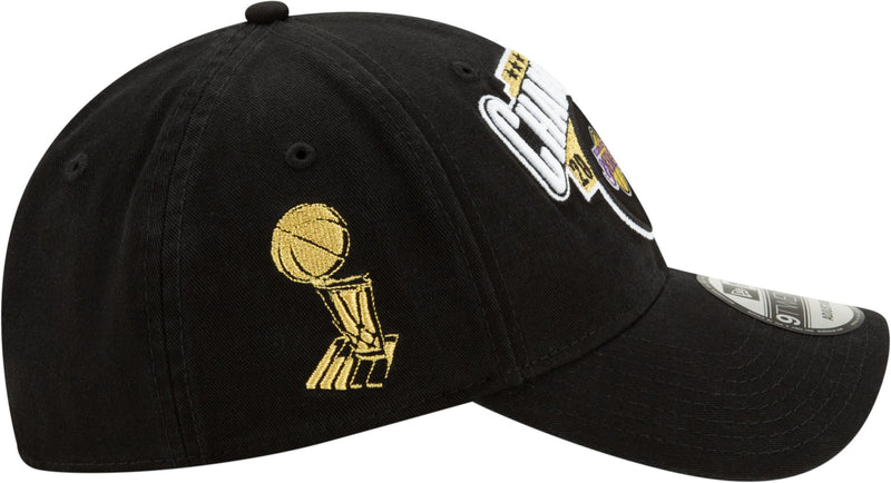 Los Angeles Lakers - 2020 NBA Champions Locker Room 9Twenty Adjustable Hat, New Era