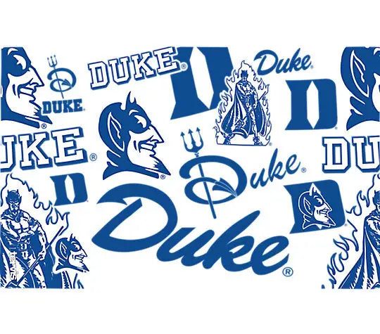 Duke Blue Devils - All Over Plastic Tumbler