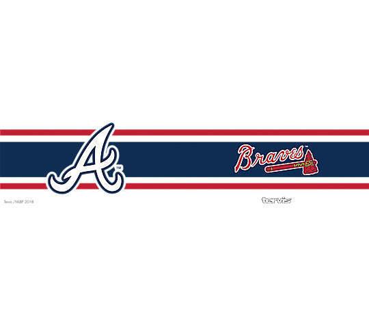 Atlanta Braves - Stripes 12oz Stainless Steel with Slider Lid