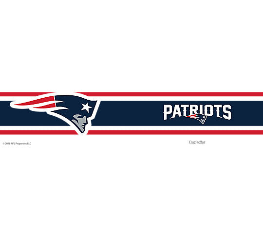 New England Patriots - Stripes 12oz Stainless Steel with Slider Lid
