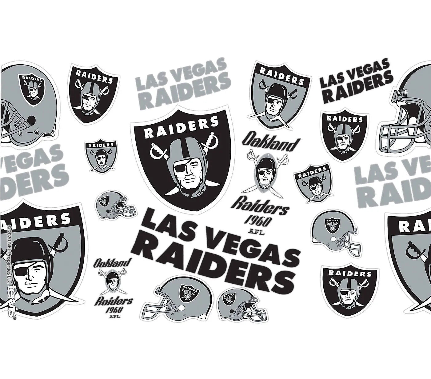 Las Vegas Raiders - NFL All Over Plastic Tumbler