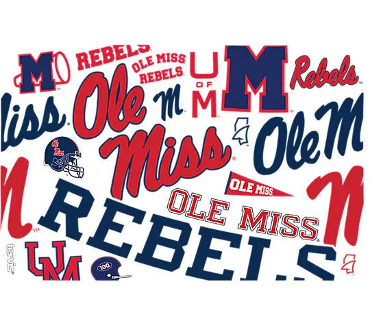 Ole Miss Rebels - All Over Plastic Tumbler