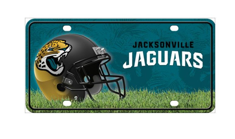 Jacksonville Jaguars - Novelty Metal License Plate