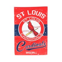 St. Louis Cardinals - Vintage Linen House Flag