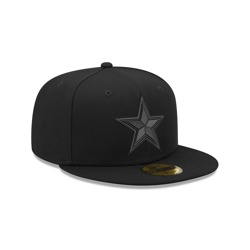 Dallas Cowboys - Mens Black on Black 59Fifty Hat