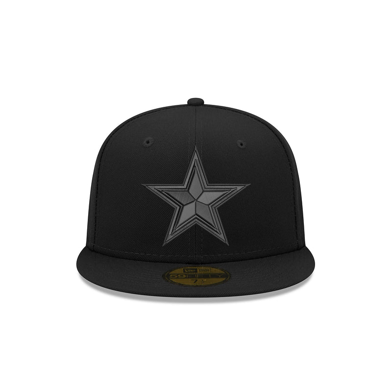 Dallas Cowboys - Mens Black on Black 59Fifty Hat