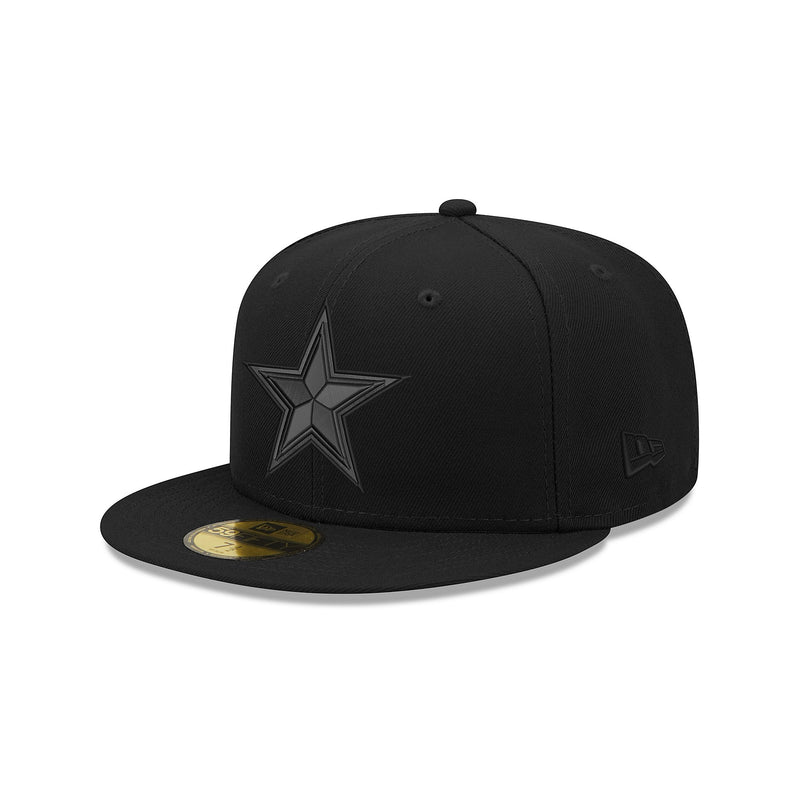 Dallas Cowboys - Mens Black on Black 59Fifty Hat