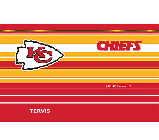 Kansas City Chiefs - NFL Hype Stripes Stainless Steel Tumbler
