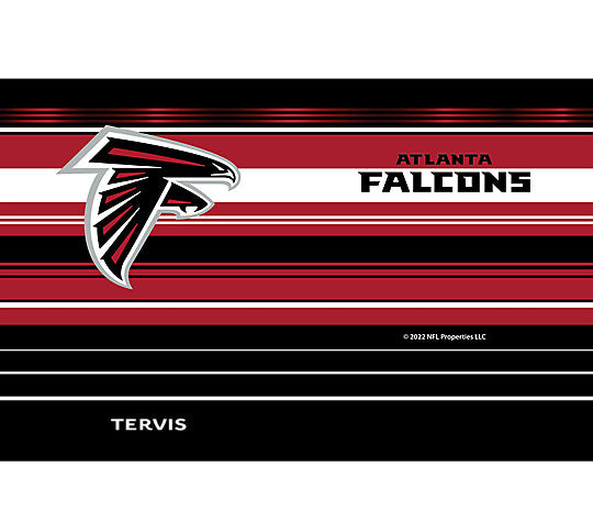 Atlanta Falcons - NFL Hype Stripes Stainless Steel Tumbler