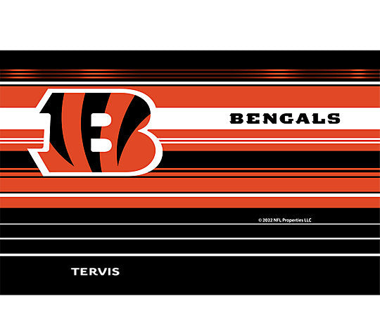 Cincinnati Bengals - NFL Hype Stripes Stainless Steel Tumbler