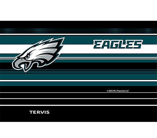 Philadelphia Eagles - NFL Hype Stripes Stainless Steel Tumbler