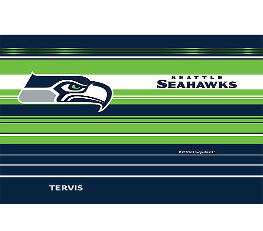 Seattle Seahawks - NFL Hype Stripes Stainless Steel Tumbler