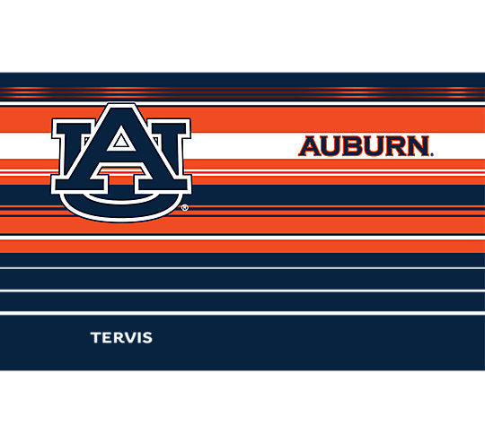 Auburn Tigers - Hype Stripes Stainless Steel Tumbler