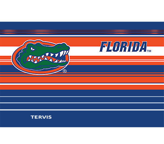 Florida Gators - Hype Stripes Stainless Steel Tumbler