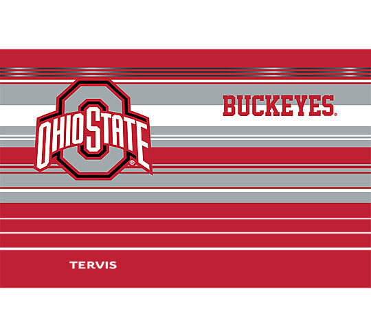 Ohio State Buckeyes - Hype Stripes Stainless Steel Tumbler