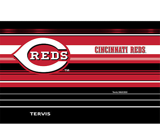 Cincinnati Reds - MLB Hype Stripes Stainless Steel Tumbler