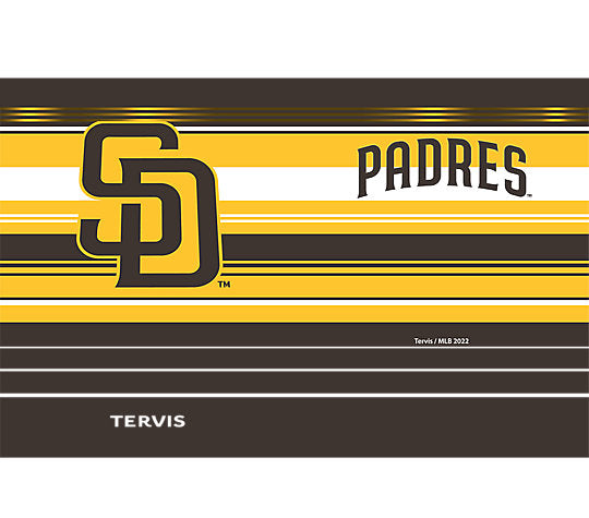 San Diego Padres - MLB Hype Stripes Stainless Steel Tumbler