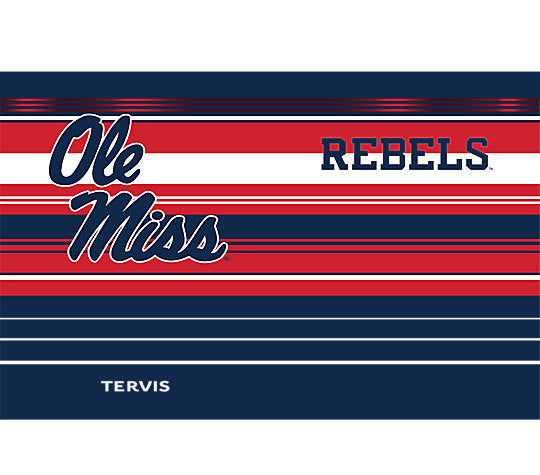 Ole Miss Rebels - Hype Stripes Stainless Steel Tumbler