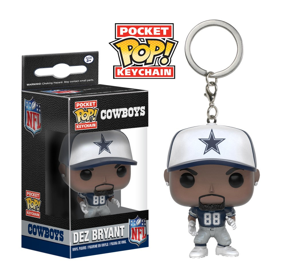 Funko POP! Keychain - Dallas Cowboys - Dez Bryant Vinyl Figure