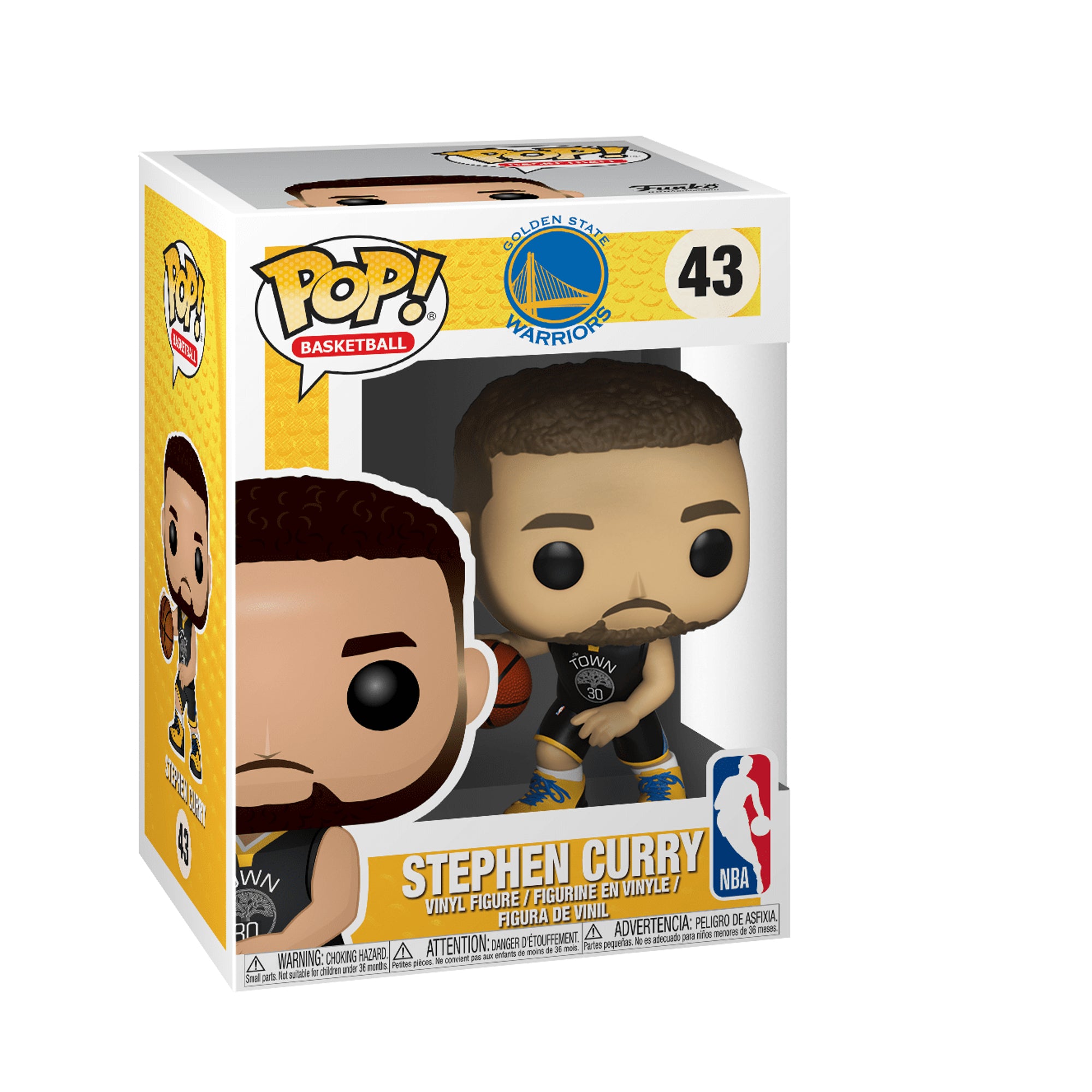 Funko POP! NBA: Golden State Warriors - Stephen Curry - Series 2