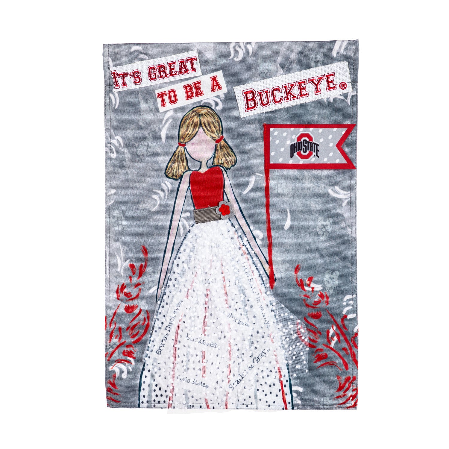 Ohio State Buckeyes - MCG Spirit Garden Flag