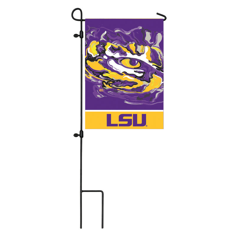 Louisiana State University - Justin Patten Suede GDN Garden Flag