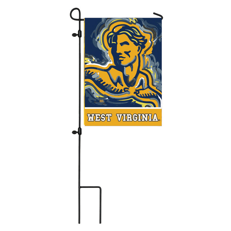 West Virginia University - Justin Patten Suede GDN Garden Flag