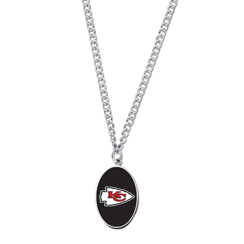 Kansas City Chiefs - Necklace with Charm Jewelry Card
