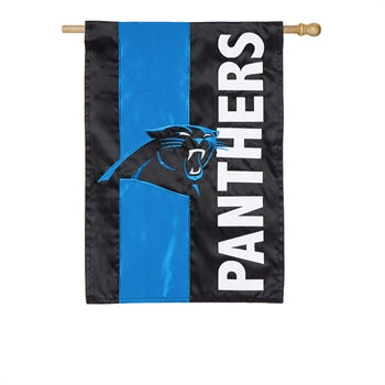 Carolina Panthers - Striped House Flag