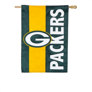Green Bay Packers - Striped House Flag