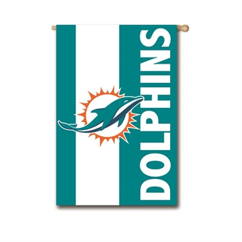 Miami Dolphins - Striped House Flag