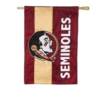 Florida State Seminoles Striped Embellish Banner