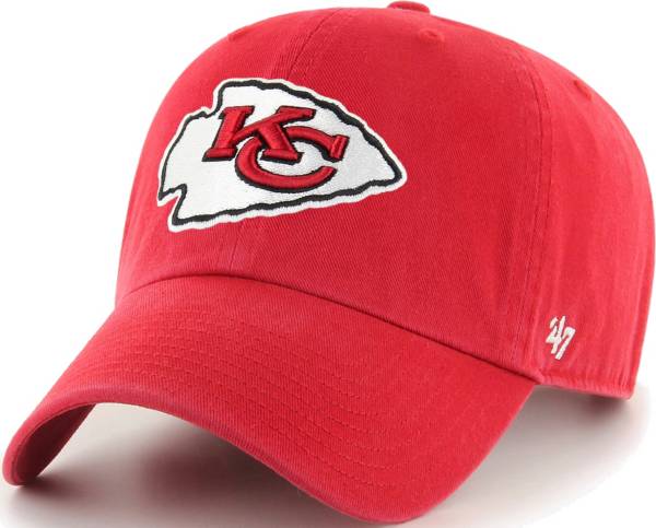 Kansas City Chiefs - Red Clean Up Hat, 47 Brand