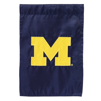 Michigan Wolverines Applique Garden Flag
