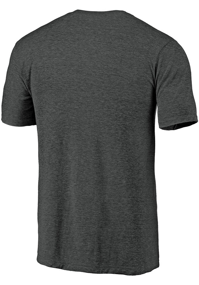 Denver Broncos Team Lockup Charcoal  Short Sleeve T Shirt 
